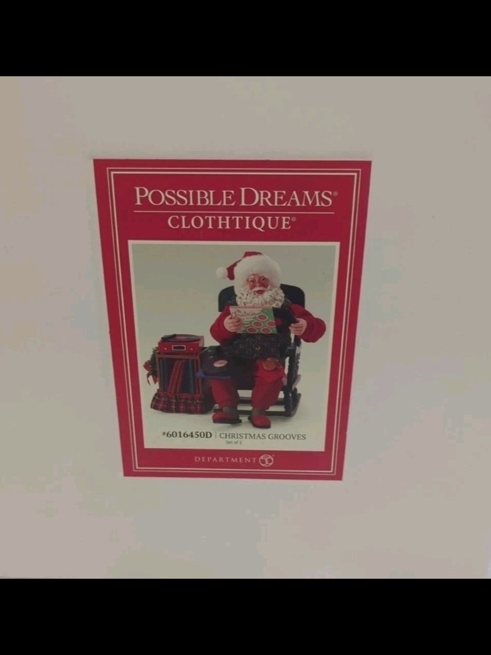 Possible Dreams Clothique Santa Figurine - Red and White